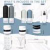 18pack Travel Bottles for Toiletries,TSA Approved Silicone Travel Containers jar for Toiletries,Leak Proof Refillable Liqus Shampoo And Conditioner Travel Essentials toiletry Bottles - Image 3