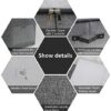 AMJ Extra Length Under Bed Storage Organization Containers for Shoes, Clothing, Bedding, 35.5 x 16.5 x 7“, Black Gray - Image 3