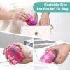 4 Pack Small Travel Pill Organizer for Purse, Pocket, Bag - 10 Compartments Pill Holder Box, Handy Medicine Container - Portable Mini Pharmacy for Weekly Daily Travel - BPA Free Vitamin Fish Oil Case - Image 5